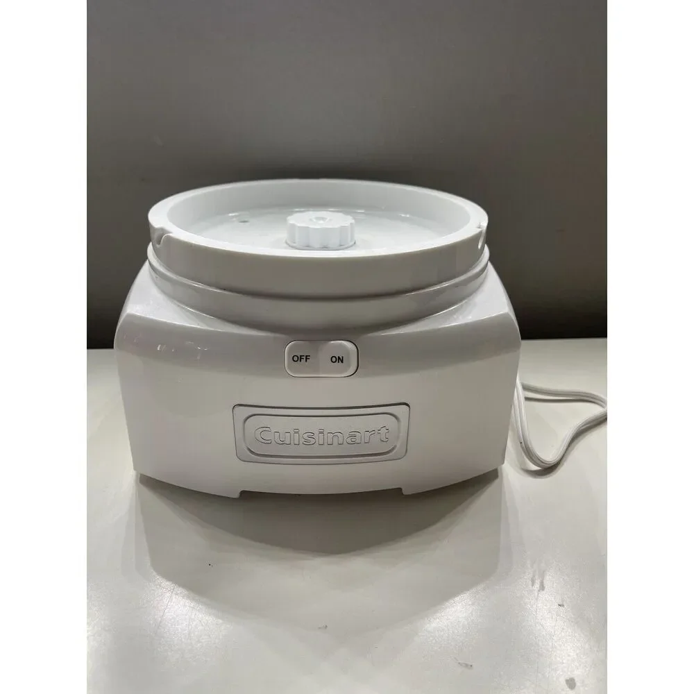 Cuisinart ICE-21 Automatic Ice Cream Maker White Base Motor Replacement Part Onl